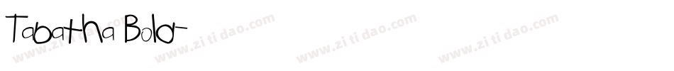 Tabatha Bold字体转换